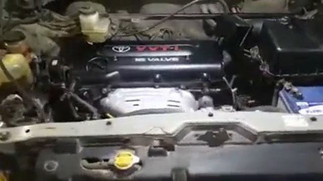 Первый запуск после капитального ремонта двигателя 2az-fe. Toyota Harrier, acu15, 2001 год выпуска. смотреть онлайн