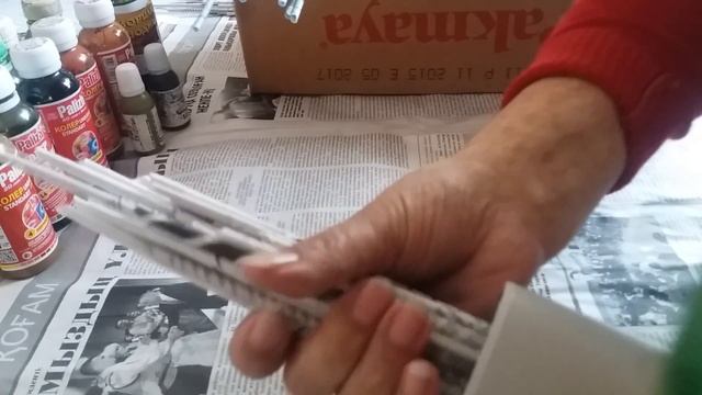 Как я крашу газетные трубочки смотреть онлайн