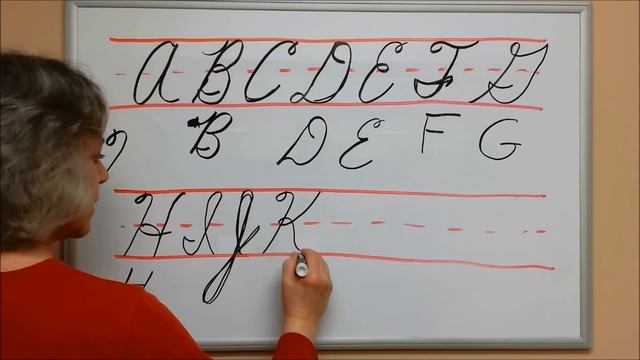 How To Write Cursive Capital Letters - Uppercase Letters - American Handwriting
