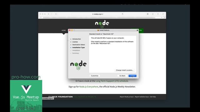 How to install Node.js on a macOS computer. смотреть онлайн