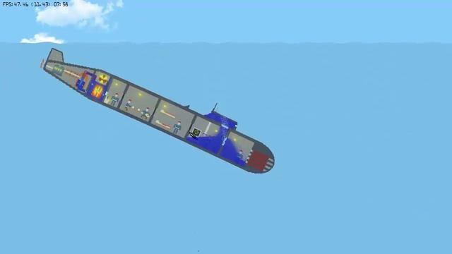 ЗАБЫЛИ ЗАКРЫТЬ ЛЮК НА ПОДЛОДКЕ! ЧТО БУДЕТ? FLOATING SANDBOX смотреть онлайн