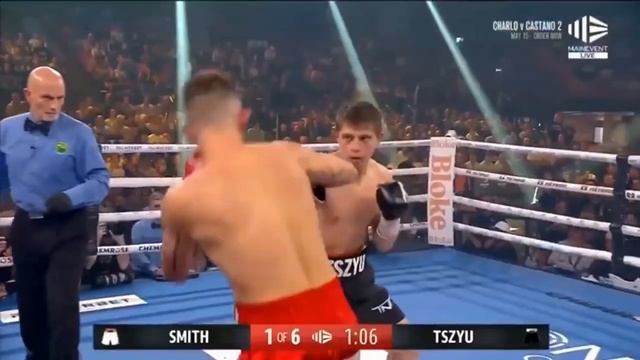 Никита Цзю. Кровавый нокаут во втором бою на профиринге смотреть онлайн