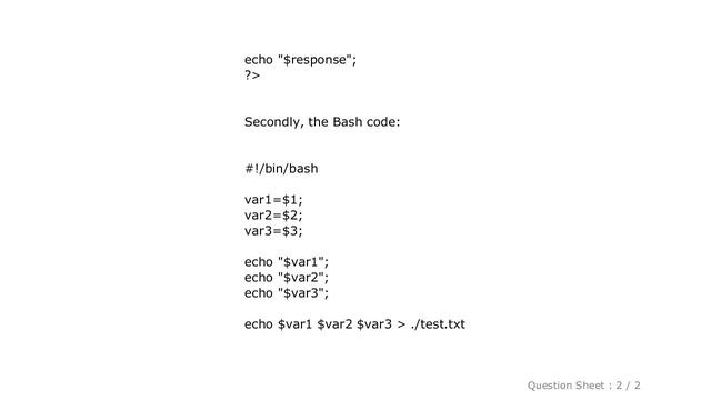 HTML : Cannot execute Bash script from PHP смотреть онлайн