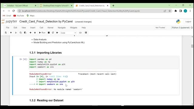 Pycaret Auto ML | Credit Card Fraud Detection ML Project with PyCaret | ML project [hindi] [Urdu] смотреть онлайн