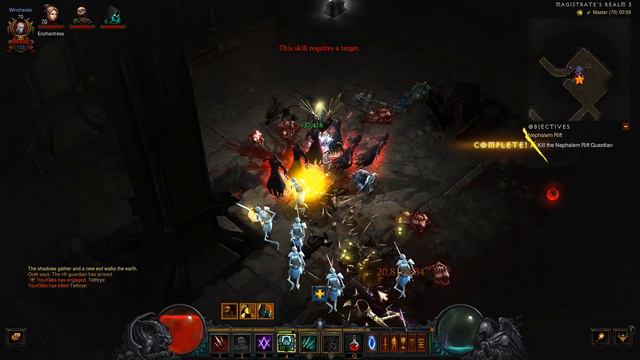 Diablo III: Reaper of Souls [72] Necromancer (Season 13) Let's Play Walkthrough - Part 72 смотреть онлайн