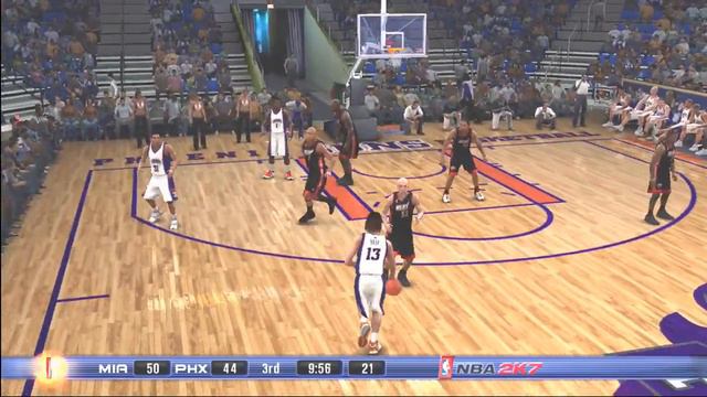 (NBA 2K7) PS3 Gameplay Miami Heat Vs Phoenix Suns
