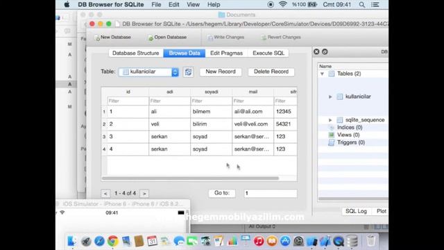 Ders 43 (IOS-Swift) 5.4.2 ios swift SQLite Insert смотреть онлайн