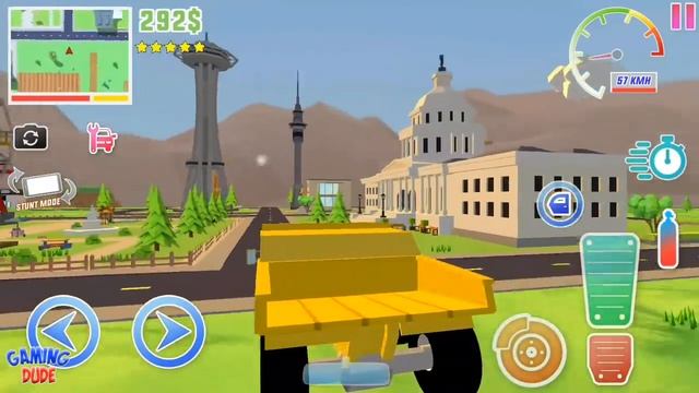Dude Theft Wars: Open World Sandbox Simulator BETA - BELAZ Truck Update | Android Gameplay HD смотреть онлайн