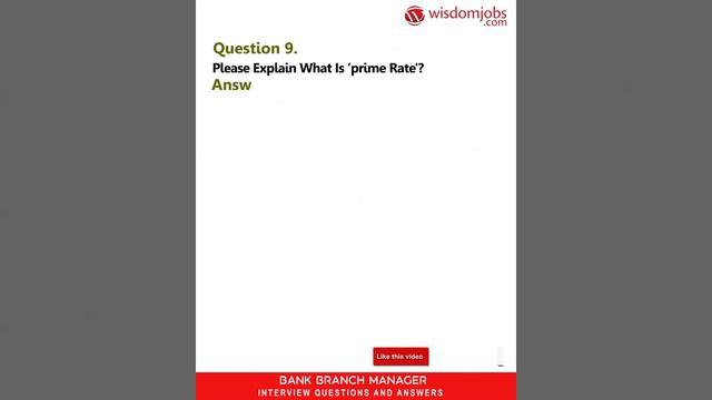Bank Branch Manager Interview Questions and Answers 2019 Part-1 | Bank Branch Manager | WisdomJobs смотреть онлайн