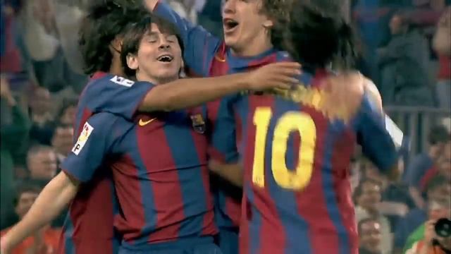 Первый гол Месси за Барселону!!! смотреть онлайн
