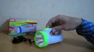 Переносной аккумуляторный фонарь JA 1982 с вилкой 220 Вольт для зарядки от сети 1