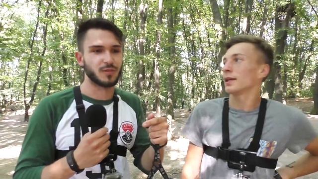 Ролики в лесу. Надувные колеса или обычные? смотреть онлайн