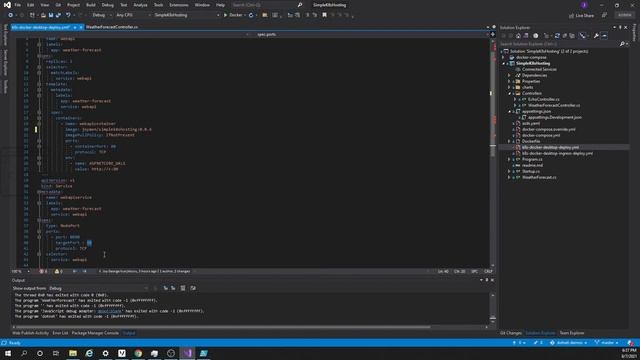 Running simple ASP.Net Web API in Kubernetes on Docker Desktop смотреть онлайн
