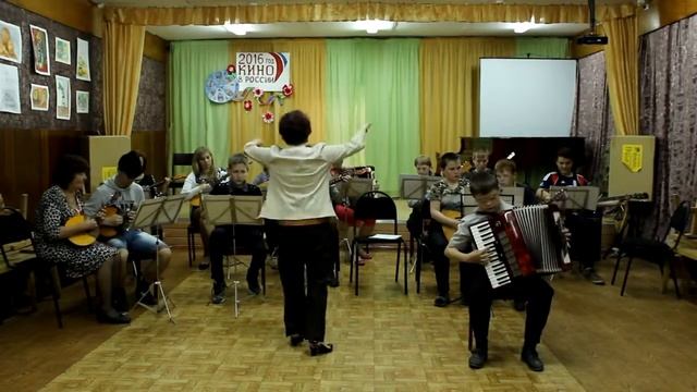 Оркестр Никологорской ДШИ. А. Грёте "Очи чёрные" смотреть онлайн