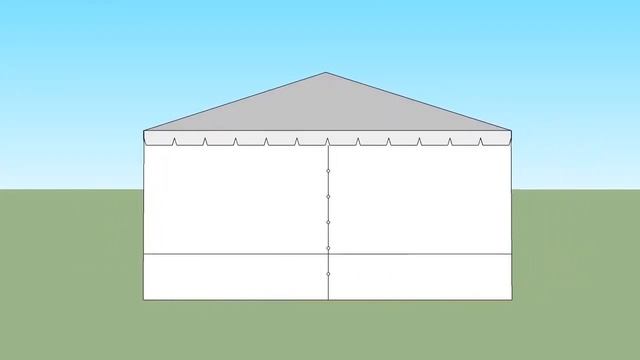 Павильон 5х10 белый