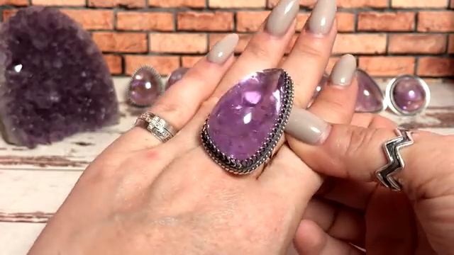 Аметист-царственный камень ???+ НОВЫЙ ТОВАР ДНЯ!!!???Натуральные камни ! смотреть онлайн