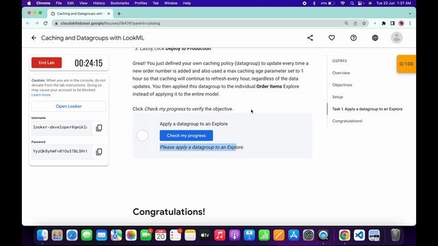 Caching and Datagroups with LookML || #qwiklabs || #GSP893 || [With Explanation?️] смотреть онлайн