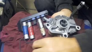 Ремонт штуцера вакуумного насоса-1.9.тди AHF..