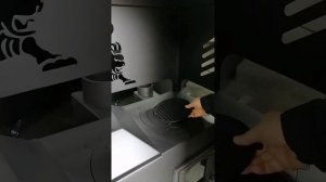 Мангал с печью под казан с вытяжкой