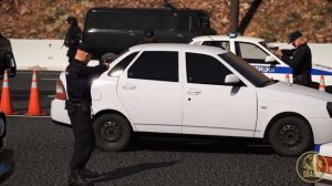 Чеченский гта5, Погоня, Приора, GTA V