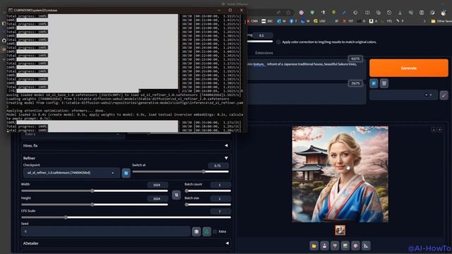 Amazing updates for Hires fix and SDXL faster refiner pipeline in A1111 v 1.6 for stable diffusion смотреть онлайн