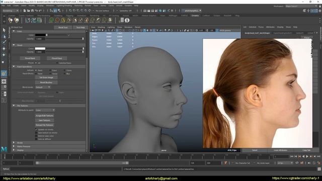 Ornatrix / Maya: Create a Character Hairstyle for Meta Human | Episode 1(3dsk ref) смотреть онлайн