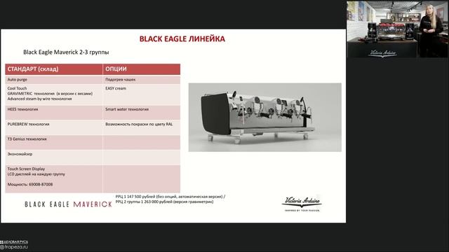 Кофемашина Black Eagle Maverick и кофемолоки Mythos. Видео с канала @ДЕЛОВАЯ РУСЬ - BUSINESS RUSSIA смотреть онлайн