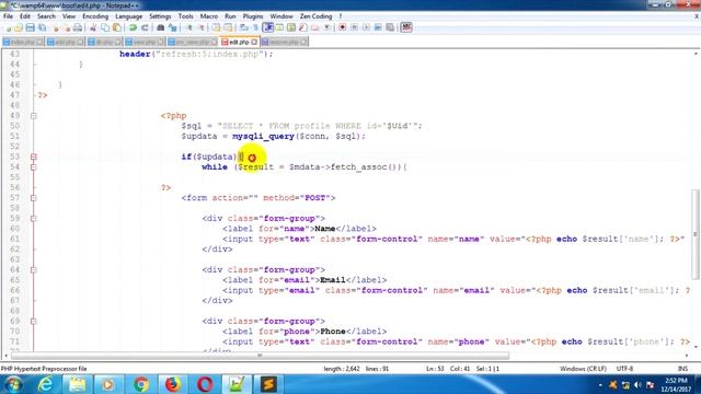 How to Bootstrap 3 php mysqli crud tutorial Part - 7 | Bootstrap 3 php mysqli tutorial смотреть онлайн