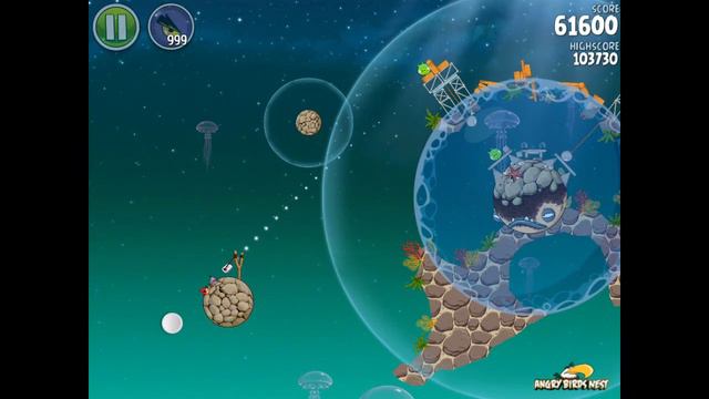 Angry Birds Space Pig Dipper 6-11 Space Eagle Walkthrough смотреть онлайн