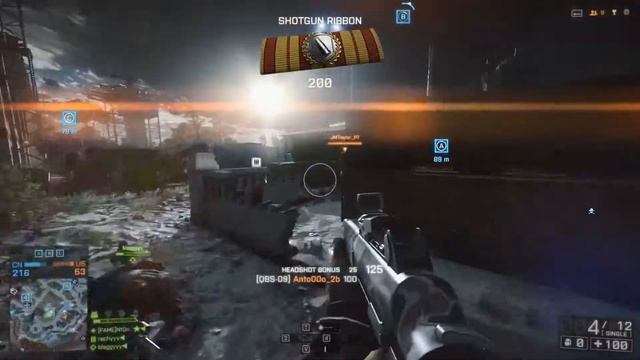 Battlefield 4 поиграл с дробовиком! смотреть онлайн