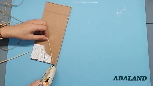 Что можно сделать своими руками Шкатулка из картона, ткани и джута Поделки из картона смотреть онлайн