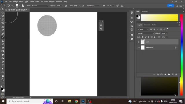 How to make pattern using brush in selected area | Brush pattern | Photoshop tutorial смотреть онлайн