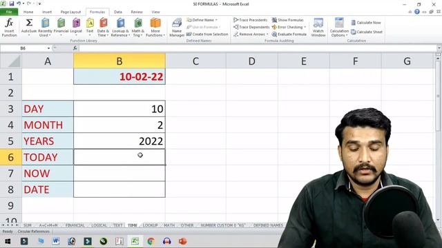 COMPUTER BASIC COURSE - How to Use Formula Tab in Excel | एक्सेल के Formulas Tab को सीखें | Part-24 смотреть онлайн