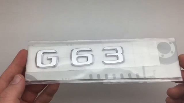Шильдик на багажник Mercedes-Benz G63 оригинал смотреть онлайн