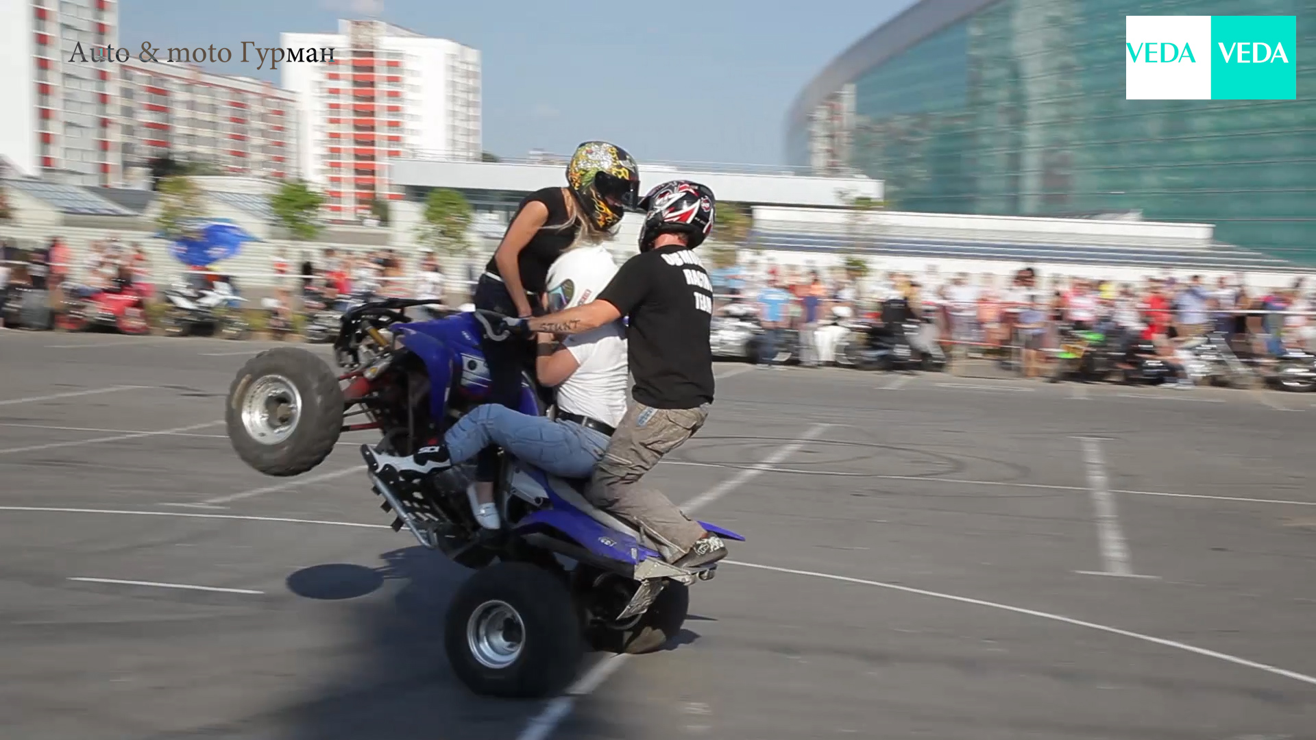 Авто-мото шоу с дрифтом от Уфимских райдеров и Стантрайдинг команды OBMORROK RACING в Уфе. Часть 1 смотреть онлайн