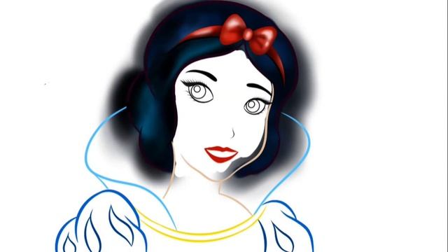 Рисую персонажа из мультфильма Белоснежка в Infinite Painter / Как нарисовать Белоснежку смотреть онлайн