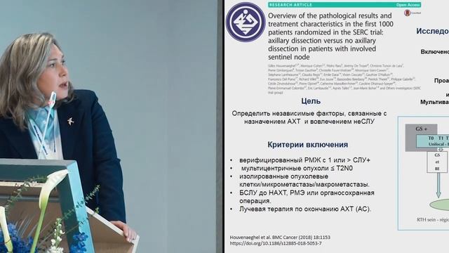 Метастазы в 1–2 сторожевых лимфоузлах и лекарственная терапия при раннем раке груди.Владимирова Л.Ю смотреть онлайн