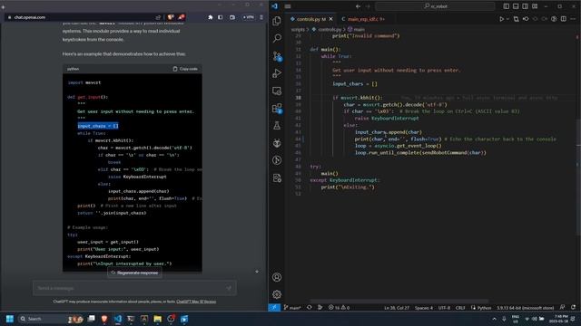 Remote Control Robot with ChatGPT and Embedded Web Server on ESP32 смотреть онлайн