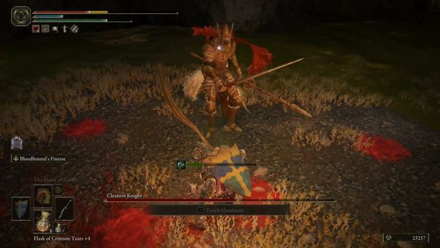 Cleanrot Knight Boss Fight Elden Ring 4K Gameplay | Winged Sword Insignia Talisman смотреть онлайн