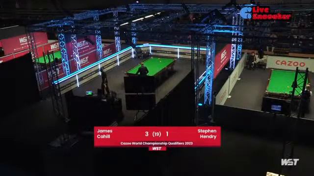 2023 World Snooker Championship Qualifiers - Stephen Hendry Vs James Cahill Afternoon Session
