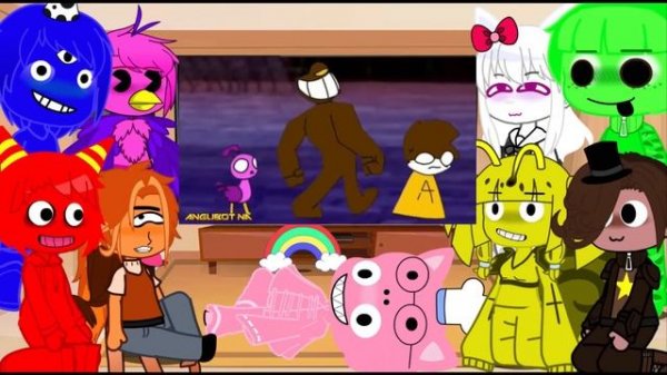 ☆|| Garten of banban react a memes ||☆ {gacha club} // GARTEN OF BANBAN 4 - FUNNY - ANIMATION