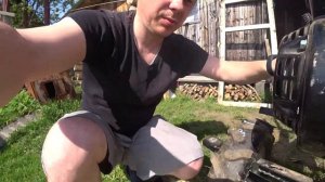 Меняю топливный шланг на мотоблоке, вспахали целину на втором участке