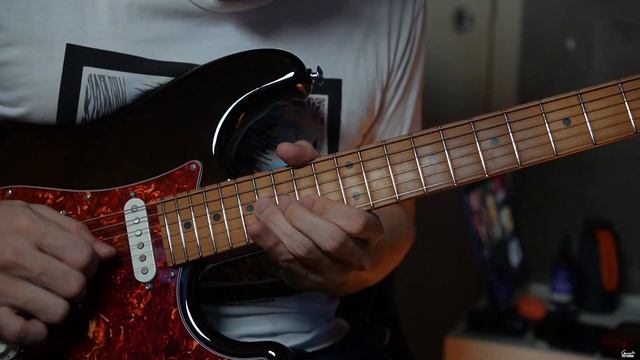 Bright Groovy Fusion Funk Jam In B minor - Game Guitarist смотреть онлайн