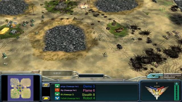 Tournament "Последний Герой 1v1v1v1" (Второй этап. Игра №3) Generals Zero Hour: Contra смотреть онлайн