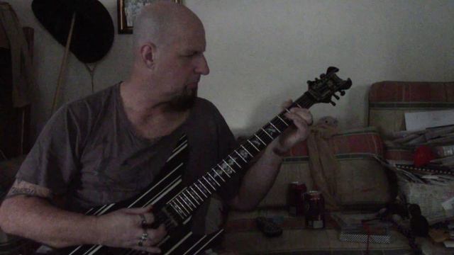 More shredding on my Custom Schecter Syn Michael Dee w/drum trx4 смотреть онлайн