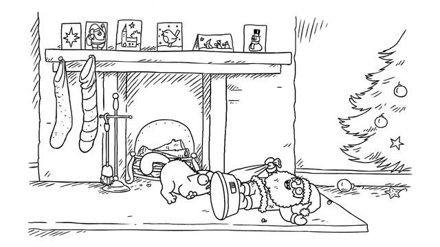 Кот Саймона.Рождественские развлечения смотреть онлайн