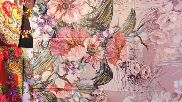 Пополнение изделий ППМ , часть 3🌷🌷🌷Павловопосадские платки в Минске смотреть онлайн