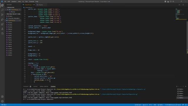 How to Move a Sprite with an Animation in Pygame смотреть онлайн