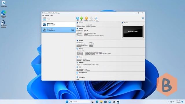 How to Access BIOS or UEFI of Virtual Machine in VirtualBox смотреть онлайн