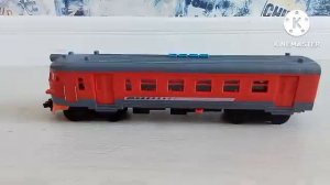 Обзор на игрушечную электричку ЭР9ПК марки "Технопарк"